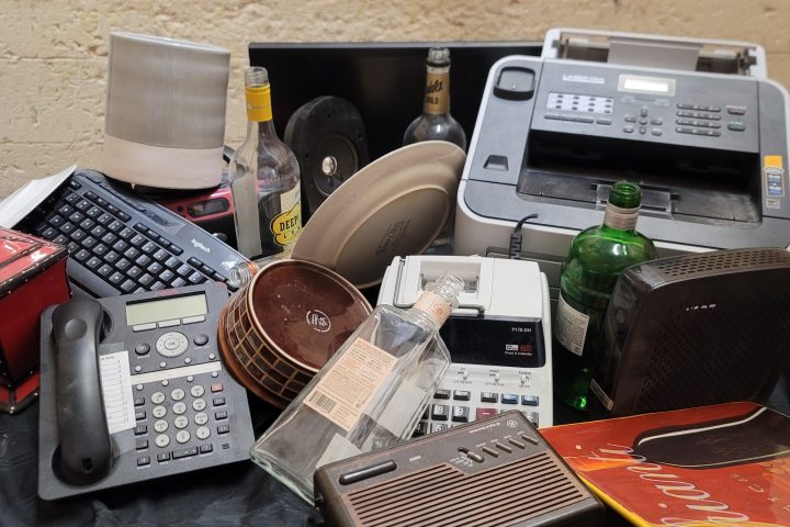 a bunch of items that are sitting on a table