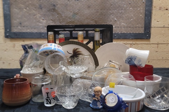 a group of stuffed animals sitting on top of a table